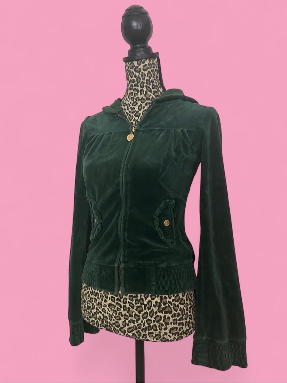 Green Twisted Heart Hoodie